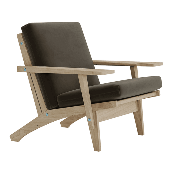 Kissenset für Wegner GE 370 in Velours - Deep gray - S6013.