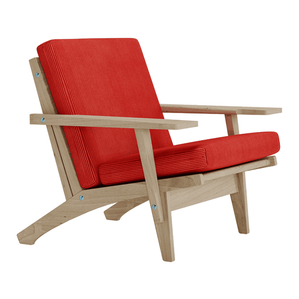 Kissenset für Wegner GE 370 in Velvet - Carmine - S2502