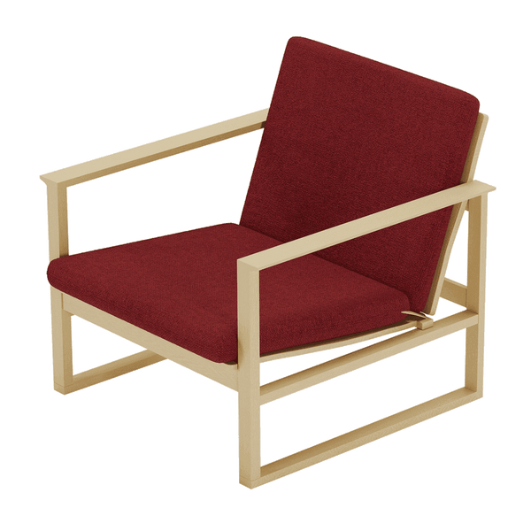 Kissenset für Børge Mogensen 2256 aus Wolle - Wolle - Rot - S7004.