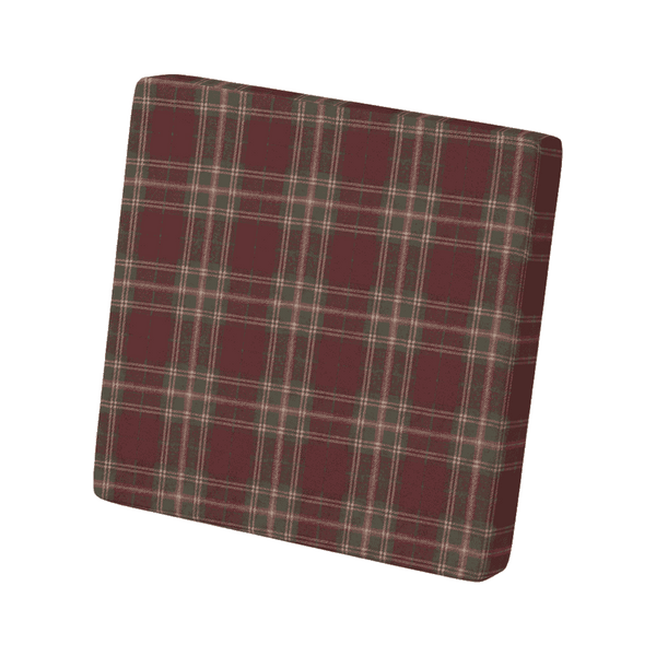 Gemustertes Woll-Rückenkissen nach Maß - Cranberry - S7206.