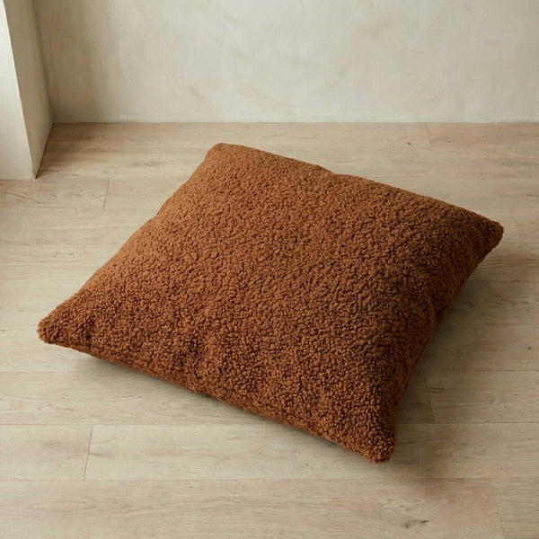 Rückenkissen nach Maß in Bouclé - Pumpkin Spice - S2002"
