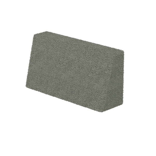 Schräges Rückenkissen nach Maß in Bouclé - Gray - S2004`
