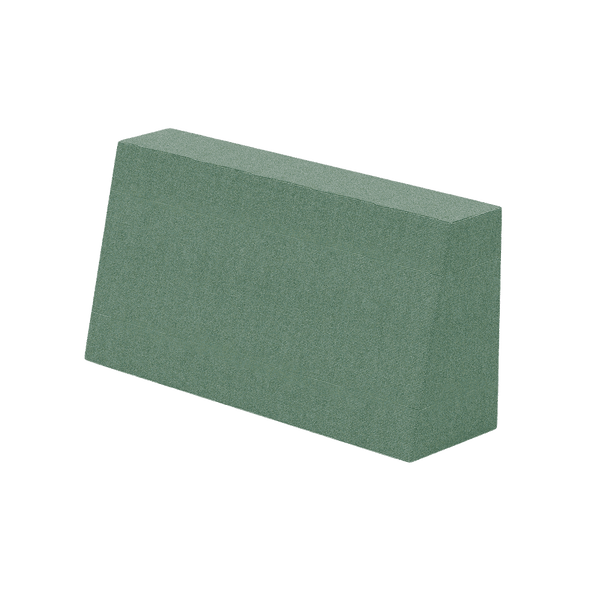 Schräges Rückenkissen nach Maß in Cosy - Sage - S8114