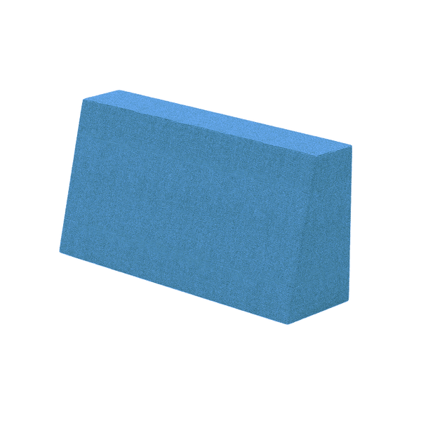 Schräges Rückenkissen nach Maß in Cosy - Light blue - S8113