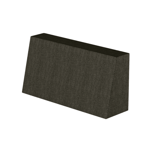 Schräges Rückenkissen nach Maß in Sun - Slate - S4254