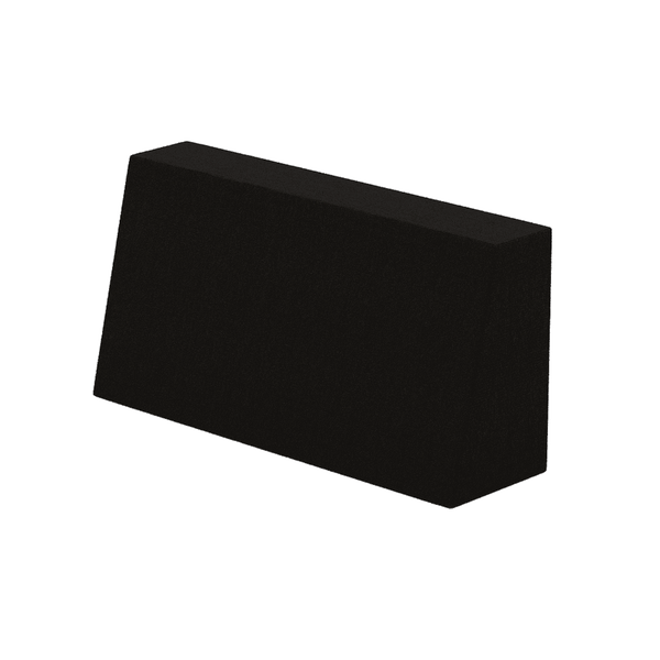 Schwer entflammbares schräges Rückenkissen nach Maß - Onyx - S8025-