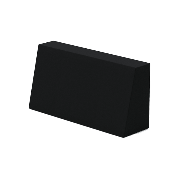 Schräges Rückenkissen nach Maß in Sunbrella - Negro - S4222