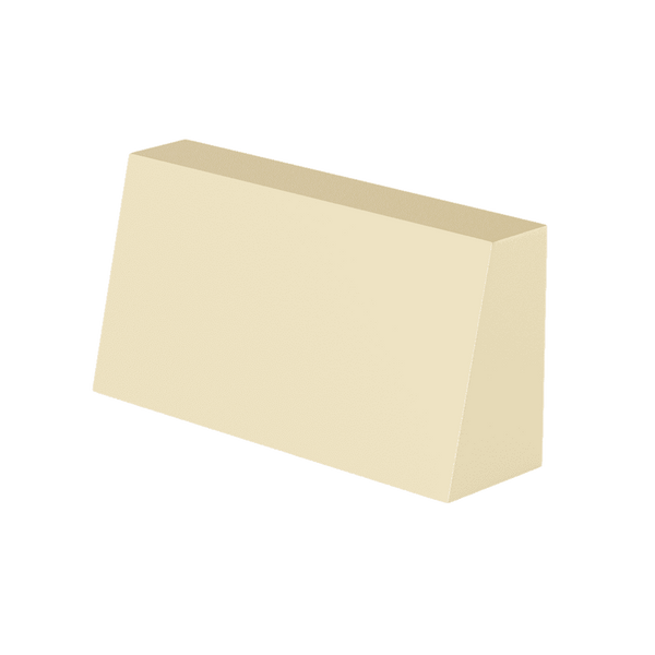 Schräges Rückenkissen nach Maß aus Kunstleder - Butternut - S3101