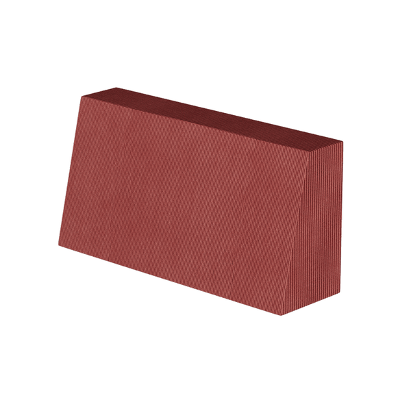 Schräges Rückenkissen nach Maß in Velvet - Rosewood - S2503: