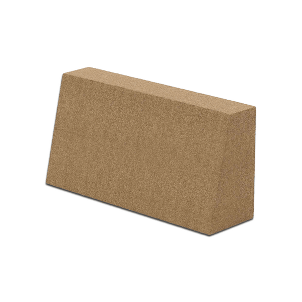 Schräges Rückenkissen nach Maß aus Wolle - Natur - S7001-