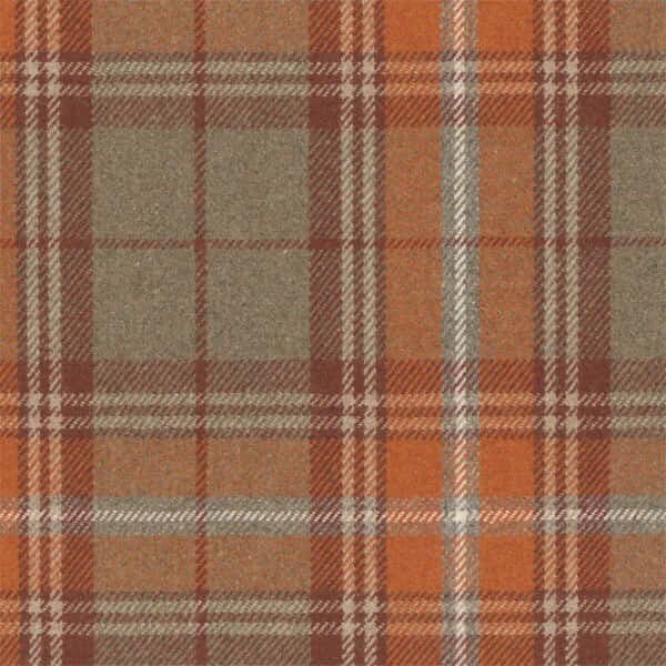 Stoffmuster – Sherlock aus Wolle, gemustert - Peach Glow - S7204